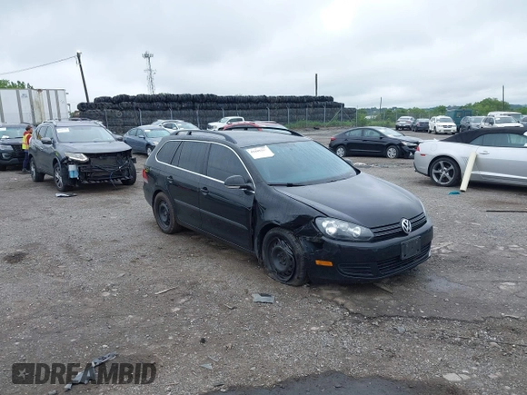 2012 Volkswagen Jetta TDI w/Sunroof & Nav with VIN 3VWPL7AJ2CM634950, listed as a IAAI auction lot 42445319 with 111,436 mi miles and . Bid and sale history available at DreamBid. Image 1.