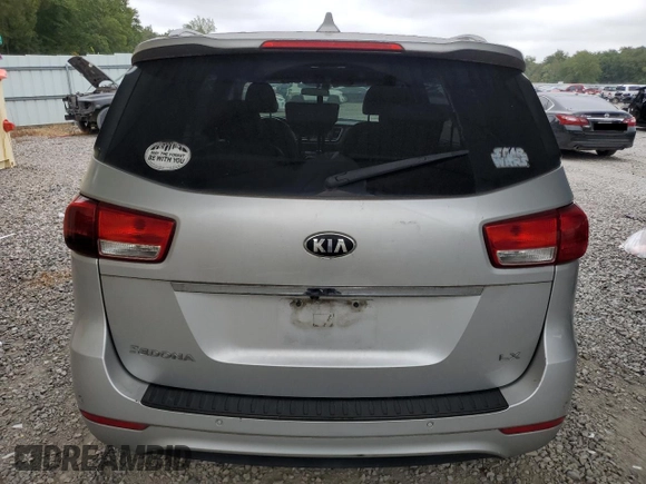 2018 Kia Sedona LX with VIN KNDMB5C12J6350371, listed as a Copart auction lot 71575374 with 117,880 mi miles and Salvage Title. Bid and sale history available at carsss.com. Image 6.