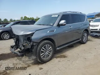 2023 Nissan Armada SL with VIN JN8AY2BA3P9400045, listed as a Copart auction lot 64708373 with 13,826 mi miles. Bid and sale history available at carsss.com. Image 1.