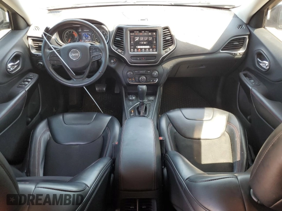 2019 Jeep Cherokee Trailhawk Elite with VIN 1C4PJMBN6KD275525, listed as a Copart auction lot 60636145 with 93,872 mi miles and Salvage title. Bid and sale history available at DreamBid. Image 8.
