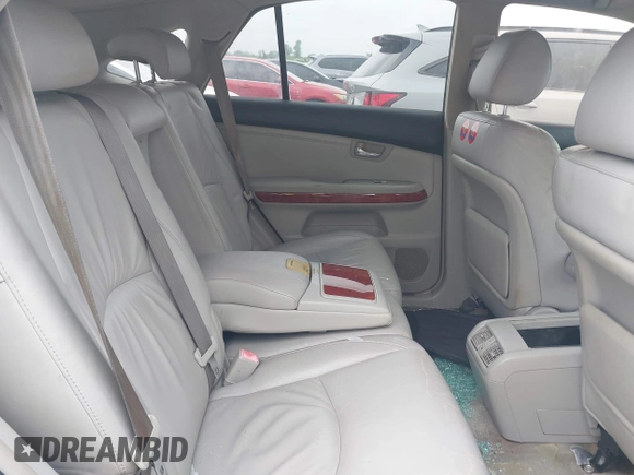 2005 Lexus RX 330 with VIN JTJGA31U950053282, listed as a IAAI auction lot 42124187 with 294,329 mi miles. Bid and sale history available at carsss.com. Image 8.