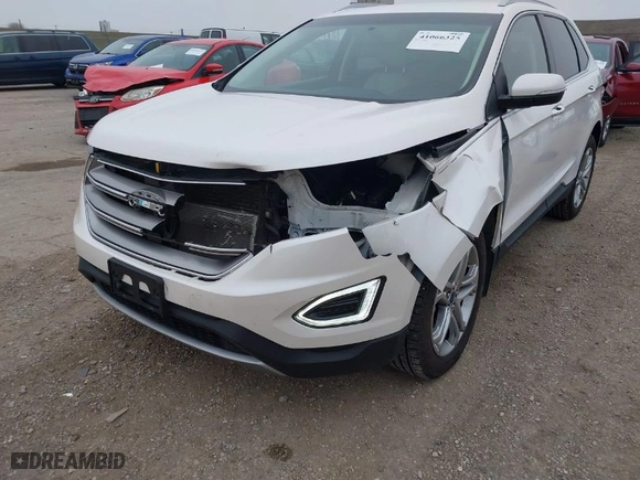 2016 Ford Edge Titanium with VIN 2FMPK4K84GBB74371, listed as a IAAI auction lot 41066325 with 53,894 mi miles. Bid and sale history available at carsss.com. Image 6.