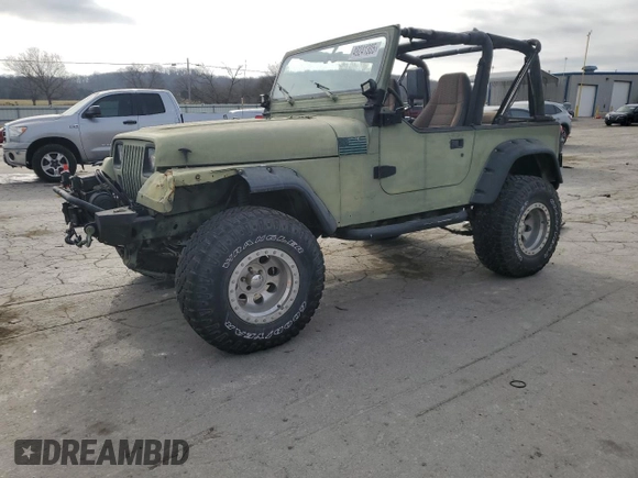 1995 Jeep Wrangler S with VIN 1J4FY19P2SP267203, listed as a Copart auction lot 49241305 with 135,298 mi miles and Clean Title. Bid and sale history available at carsss.com. Image 1.