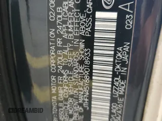 2008 Lexus SC 430 с VIN JTHFN45Y889018933, выставлен на аукционе Copart как лот 73762244 с пробегом 138 996 миль миль и Списание • Salvage title. История ставок и продаж доступна на DreamBid. Изображение 14.