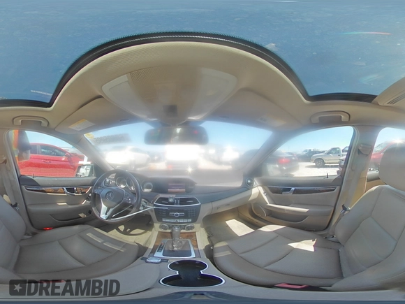 2012 Mercedes-Benz C 250 Sport with VIN WDDGF4HB3CA669569, listed as a Copart auction lot 60805995 with 121,681 mi miles and Salvage title. Bid and sale history available at DreamBid. Image 14.