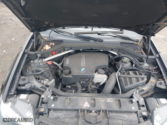 2015 BMW X3 xDrive28i with VIN 5UXWX9C58F0D49628, listed as a IAAI auction lot 41706127 with 99,982 mi miles. Bid and sale history available at carsss.com. Image 10.