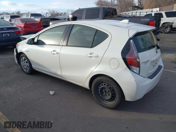 2015 Toyota Prius One with VIN JTDKDTB31F1579038, listed as a IAAI auction lot 41554520 with 166,594 mi miles and . Bid and sale history available at DreamBid. Image 3.