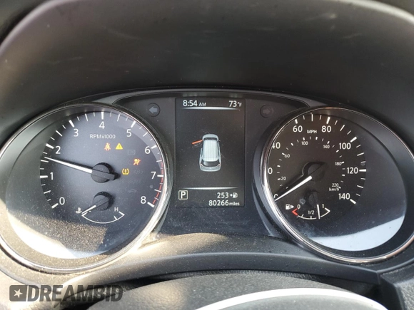 2017 Nissan Rogue S with VIN JN8AT2MT1HW384993, listed as a Copart auction lot 52326945 with 80,266 mi miles and Salvage Title. Bid and sale history available at carsss.com. Image 9.