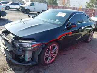 2020 Mercedes-Benz CLA with VIN WDD5J4GB7LN067662, listed as a IAAI auction lot 40995473 with 65,177 mi miles. Bid and sale history available at carsss.com. Image 2.