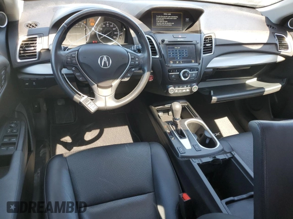 2017 Acura RDX w/Technology Pkg with VIN 5J8TB3H52HL000635, listed as a Copart auction lot 49536545 with 57,383 mi miles and Salvage Title. Bid and sale history available at carsss.com. Image 8.