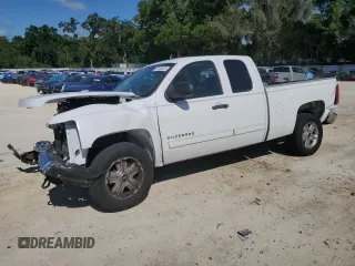 2012 Chevrolet Silverado 1500 LT with VIN 1GCRCSE05CZ239613, listed as a Copart auction lot 53102825 with 191,650 mi miles and Salvage Title. Bid and sale history available at carsss.com. Image 1.