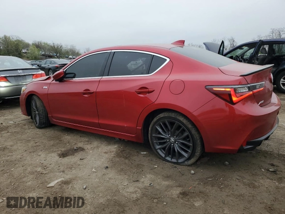 2022 Acura ILX Premium with VIN 19UDE2F86NA000339, listed as a Copart auction lot 52875205 with 36,415 mi miles and Salvage title. Bid and sale history available at DreamBid. Image 2.