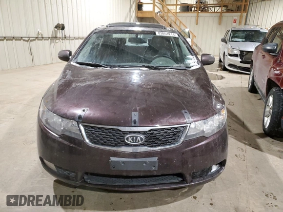 2011 Kia Forte SX with VIN KNAFW4A38B5364582, listed as a Copart auction lot 83054214 with 214,416 mi miles and Clean Title. Bid and sale history available at carsss.com. Image 5.