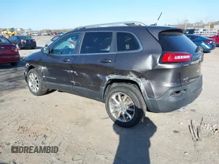 2014 Jeep Cherokee Limited with VIN 1C4PJMDS3EW140238, listed as a IAAI auction lot 41985580 with 145,614 mi miles. Bid and sale history available at carsss.com. Image 3.
