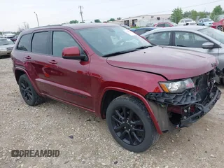 2017 Jeep Grand Cherokee Laredo with VIN 1C4RJFAG0HC899696, listed as a IAAI auction lot 42429875 with 121,058 mi miles and . Bid and sale history available at DreamBid. Image 1.