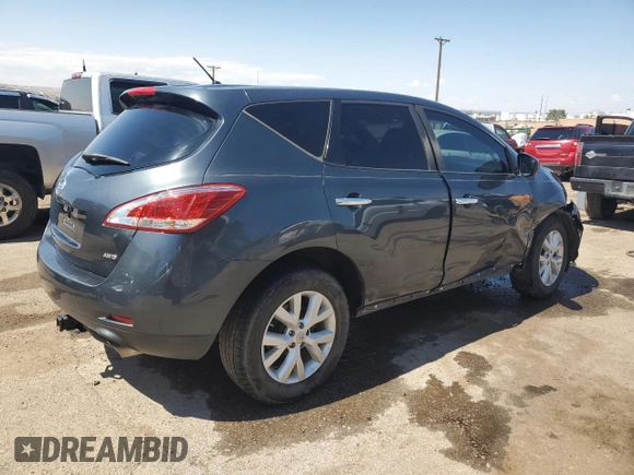2012 Nissan Murano SL with VIN JN8AZ1MW5CW217452, listed as a Copart auction lot 70659414 with 158,461 mi miles and Salvage Title. Bid and sale history available at carsss.com. Image 3.