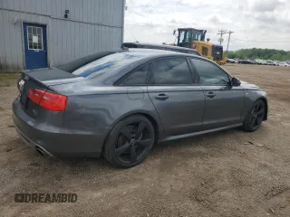 2014 Audi A6 Prestige with VIN WAUHGAFC4EN015856, listed as a Copart auction lot 57858615 with 171,047 mi miles and Clean title. Bid and sale history available at DreamBid. Image 3.