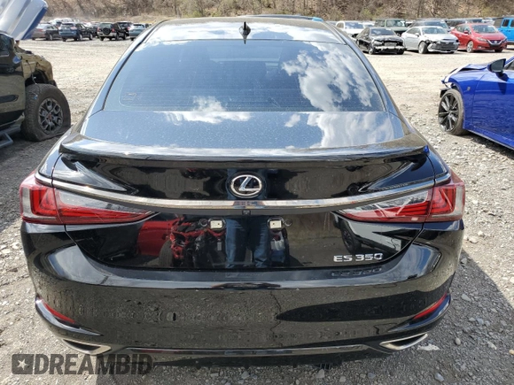2022 Lexus ES 350 F Sport with VIN 58AGZ1B10NU132695, listed as a Copart auction lot 53422605 with 28,811 mi miles and Non repairable. Bid and sale history available at DreamBid. Image 6.