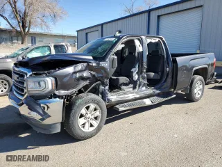 2016 GMC Sierra 1500 SLE with VIN 1GTV2MEC5GZ155224, listed as a Copart auction lot 45150144 with 0 mi miles and Non Repairable. Bid and sale history available at carsss.com. Image 1.