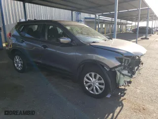 2017 Nissan Rogue S with VIN KNMAT2MV8HP514579, listed as a Copart auction lot 52216875 with 99,987 mi miles and Salvage Title. Bid and sale history available at carsss.com. Image 4.