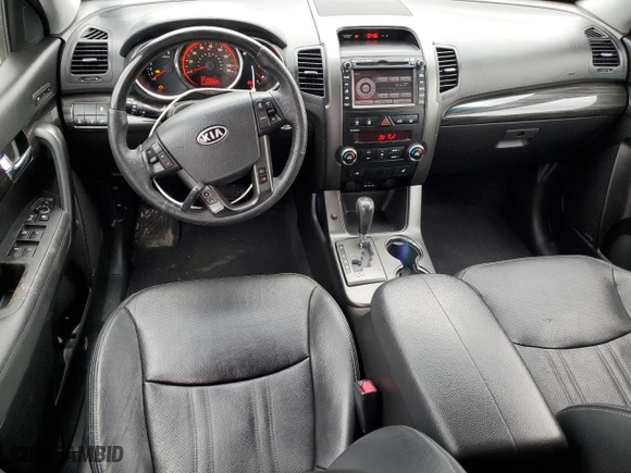 2013 Kia Sorento SX with VIN 5XYKWDA2XDG387669, listed as a Copart auction lot 52858795 with 208,069 mi miles and Salvage Title. Bid and sale history available at carsss.com. Image 8.