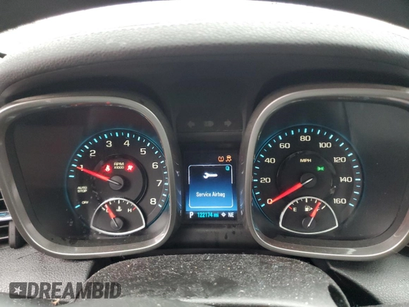 2015 Chevrolet Malibu LT with VIN 1G11C5SL7FF185095, listed as a Copart auction lot 85891954 with 122,174 mi miles and Clean Title. Bid and sale history available at DreamBid. Image 9.