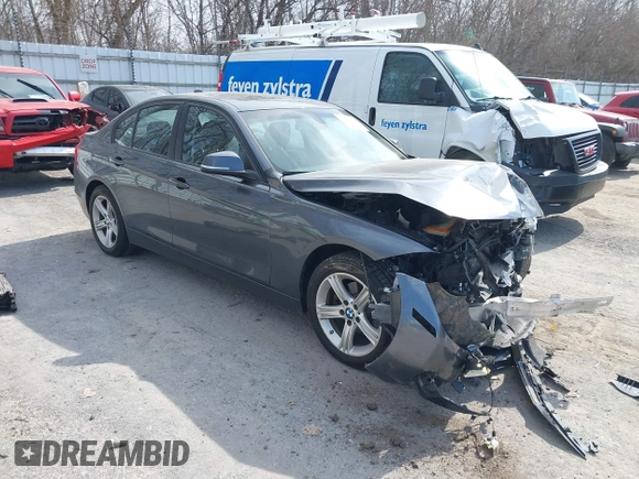 2014 BMW 3 Series 328i xDrive with VIN WBA3B3G5XENR83156, listed as a IAAI auction lot 41803982 with 111,318 mi miles. Bid and sale history available at carsss.com. Image 1.
