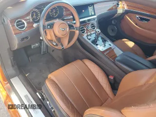 2020 Bentley Continental GT First Edition with VIN SCBCG2ZG6LC076719, listed as a Copart auction lot 42977755 with 21,017 mi miles and Salvage title. Bid and sale history available at DreamBid. Image 8.