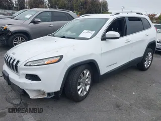 2016 Jeep Cherokee Limited with VIN 1C4PJLDB3GW165217, listed as a IAAI auction lot 42207091 with 102,328 mi miles and . Bid and sale history available at DreamBid. Image 17.