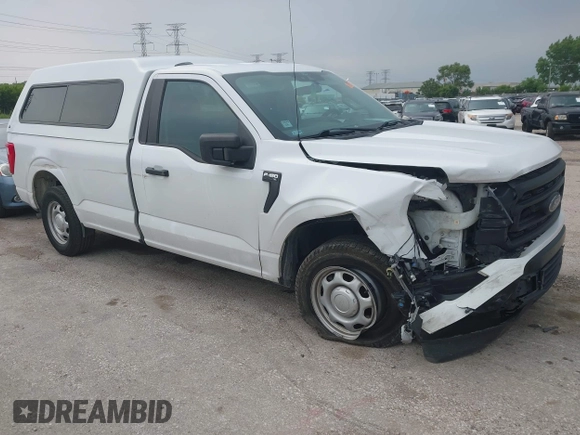 2021 Ford F-150 XL with VIN 1FTMF1CB6MKD46745, listed as a IAAI auction lot 42376132 with 126,188 mi miles and . Bid and sale history available at DreamBid. Image 1.