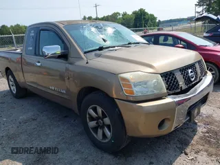 2005 Nissan Titan SE with VIN 1N6AA06A25N504347, listed as a IAAI auction lot 42384240 with 257,729 mi miles and . Bid and sale history available at DreamBid. Image 1.