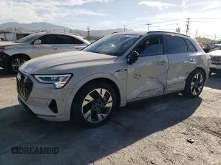 2021 Audi e-tron Premium with VIN WA1AAAGE4MB023438, listed as a Copart auction lot 72274743 with 34,502 mi miles. Bid and sale history available at carsss.com. Image 1.