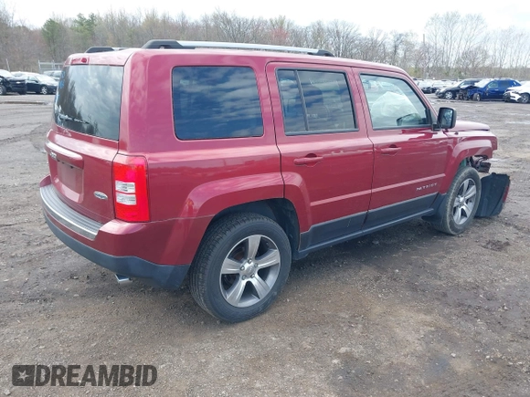 2017 Jeep Patriot High Altitude with VIN 1C4NJRFB6HD109986, listed as a IAAI auction lot 42030962 with 31,061 mi miles and . Bid and sale history available at DreamBid. Image 4.