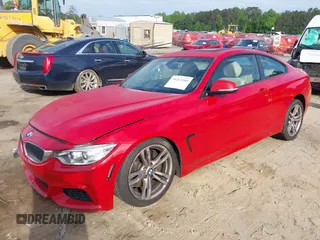 2014 BMW 4 Series 428i z VIN WBA3N3C51EF710517, wystawiony jako IAAI lot #39263305 z przebiegiem 145 193 mil mil oraz . Historia ofert i sprzedaży dostępna na DreamBid. Obrazek 2.