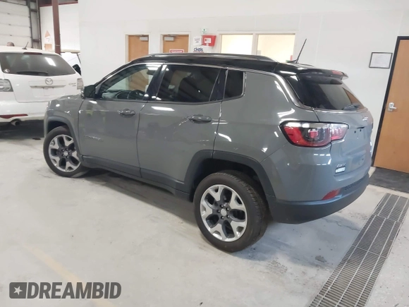 2021 Jeep Compass Limited with VIN 3C4NJDCBXMT596069, listed as a IAAI auction lot 42051527 with 120,236 mi miles and . Bid and sale history available at DreamBid. Image 3.