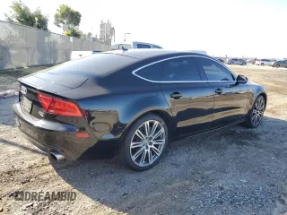 2012 Audi A7 3.0 Premium Plus with VIN WAUYGAFC6CN078552, listed as a Copart auction lot 50018925 with 156,055 mi miles and Salvage Title. Bid and sale history available at carsss.com. Image 3.