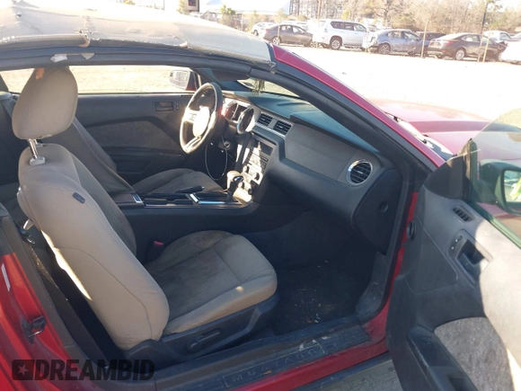 2012 Ford Mustang V6 with VIN 1ZVBP8EM4C5203508, listed as a IAAI auction lot 41688187 with 226,571 mi miles and . Bid and sale history available at DreamBid. Image 5.
