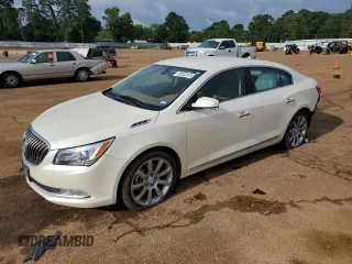 2014 Buick LaCrosse Leather with VIN 1G4GB5G34EF247611, listed as a Copart auction lot 56042975 with 141,344 mi miles and Salvage title. Bid and sale history available at DreamBid. Image 1.