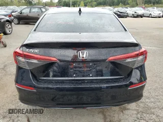 2023 Honda Civic Sedan EX with VIN 2HGFE1F76PH303393, listed as a Copart auction lot 71535614 with 18,539 mi miles and Salvage Title. Bid and sale history available at carsss.com. Image 6.