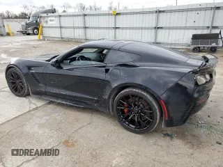 2019 Chevrolet Corvette Z06 2LZ with VIN 1G1YS2D68K5605471, listed as a Copart auction lot 84206164 with 87,844 mi miles and Salvage Title. Bid and sale history available at carsss.com. Image 2.