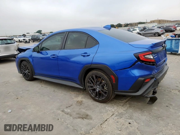 2023 Subaru WRX Premium with VIN JF1VBAH62P8807393, listed as a Copart auction lot 58950245 with 20,639 mi miles and Salvage title. Bid and sale history available at DreamBid. Image 2.