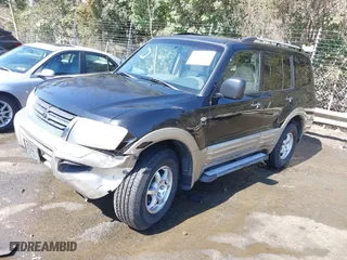 2002 Mitsubishi Montero XLS with VIN JA4MW31R52J070132, listed as a IAAI auction lot 41782522 with 92,575 mi miles. Bid and sale history available at carsss.com. Image 2.
