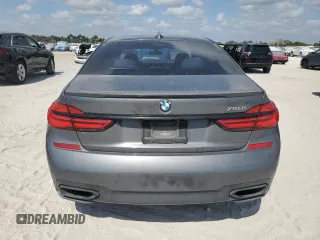 2019 BMW 7 Series 750i with VIN WBA7F0C53KGM24364, listed as a Copart auction lot 53947725 with 71,022 mi miles and Salvage Title. Bid and sale history available at carsss.com. Image 6.