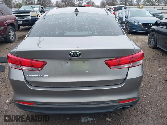 2017 Kia Optima LX with VIN 5XXGT4L37HG169753, listed as a IAAI auction lot 41370062 with 99,744 mi miles. Bid and sale history available at carsss.com. Image 15.