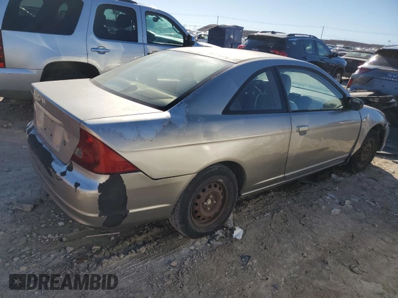 2003 Honda Civic LX with VIN 1HGEM21563L021424, listed as a Copart auction lot 43437525 with Not Provided miles and Clean Title. Bid and sale history available at DreamBid. Image 3.