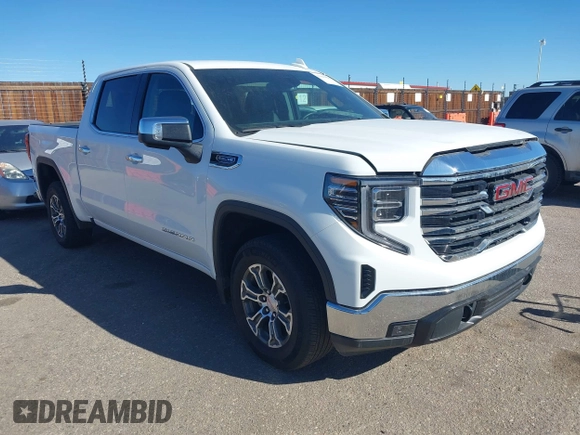 2024 GMC Sierra 1500 SLT with VIN 1GTPHDEDXRZ301250, listed as a IAAI auction lot 41445090 with 16,551 mi miles and . Bid and sale history available at DreamBid. Image 1.