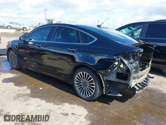 2017 Ford Fusion Titanium with VIN 3FA6P0SU0HR277268, listed as a IAAI auction lot 41798990 with 140,452 mi miles and . Bid and sale history available at DreamBid. Image 3.