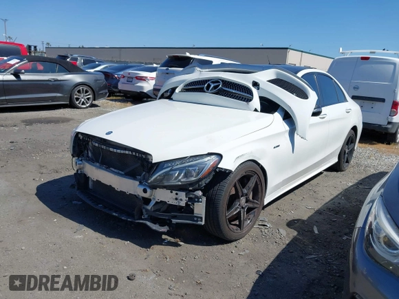 2016 Mercedes-Benz C 450 AMG with VIN 55SWF6EB0GU140159, listed as a IAAI auction lot 41702422 with 109,563 mi miles and . Bid and sale history available at carsss.com. Image 17.