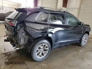 2020 Jeep Cherokee Trailhawk Elite with VIN 1C4PJMBN1LD537646, listed as a Copart auction lot 59890405 with 34,431 mi miles and Salvage title. Bid and sale history available at DreamBid. Image 3.