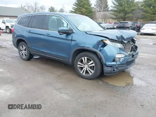 2016 Honda Pilot EX-L z VIN 5FNYF6H5XGB014486, wystawiony jako IAAI lot #41956284 z przebiegiem 119 594 mil mil oraz . Historia ofert i sprzedaży dostępna na DreamBid. Obrazek 1.